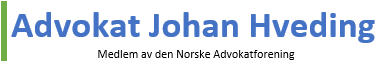 logo advokat Johan hveding